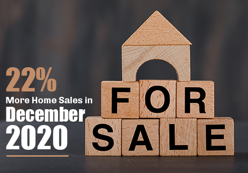 22% More Home Sales in December 2020 than in December 2019!
