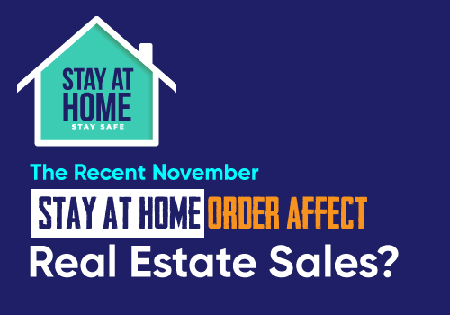 Did The Recent November Stay At Home Order Affect Real Estate Sales?