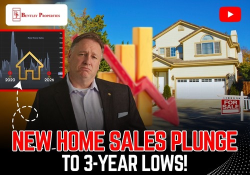 New Home Sales Plunge to 3-Year Lows