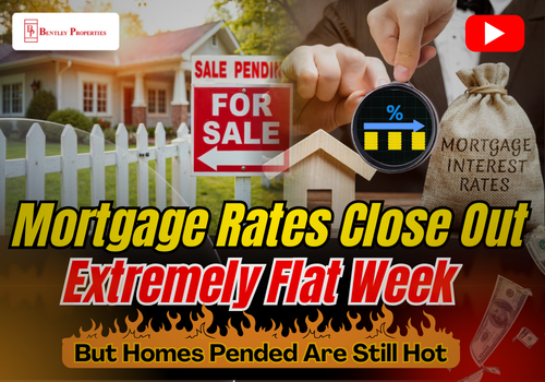 Mortgage Rates Close Out Extremely Flat Week But Homes Pended Are Still Hot