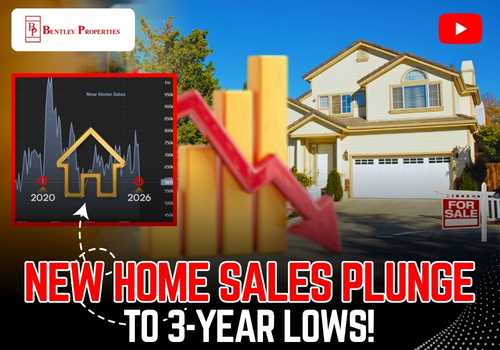 New Home Sales Plunge to 3-Year Lows