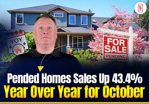 Pended Homes Sales Up 43.4% Year Over Year for October